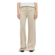 Geborduurde Track Pants Courrèges , Beige , Dames