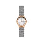 Freja Lille Roestvrijstalen Horloge Skagen , Gray , Dames