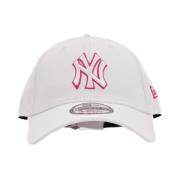 Yankees Petten New Era , White , Heren