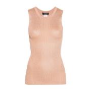 Roze Gebreide Kleding Damesmode Ss24 Fabiana Filippi , Pink , Dames