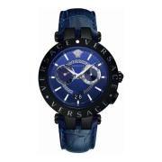 Herenhorloge V-Race Dual-Time Blauw Versace , Blue , Heren