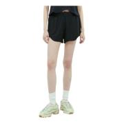 Actieve Mesh Shorts Ganni , Black , Dames