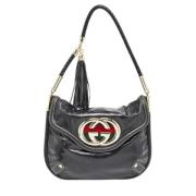 Pre-owned Coated canvas gucci-bags Gucci Vintage , Black , Dames