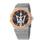 Potenza Roestvrijstalen Horloge Maserati , Gray , Heren