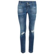 Pre-owned Cotton jeans Dolce & Gabbana Pre-owned , Blue , Dames