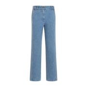 Blauwe Cargo Broek Aw23 Patou , Blue , Dames