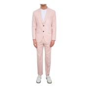 Elegant Rosa Suit Hugo Boss , Pink , Heren