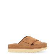 Goldenstar Cross Leren Sandaal in Cuoio UGG , Brown , Dames