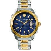 Dylos Goud/Zilver Horloge Versace , Gray , Heren