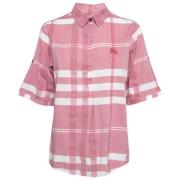 Pre-owned Cotton tops Burberry Vintage , Pink , Dames