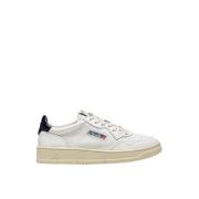 Vintage Low-Top Witte Leren Sneakers Autry , Multicolor , Heren