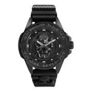 Carbon Fiber Skull Horloge Philipp Plein , Black , Heren