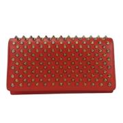 Pre-owned Leather wallets Christian Louboutin Pre-owned , Red , Dames