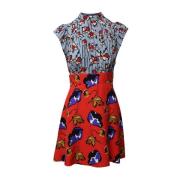 Pre-owned Silk dresses Miu Miu Pre-owned , Multicolor , Dames