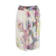 Pre-owned Silk bottoms Valentino Vintage , Multicolor , Dames