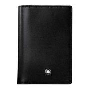 Business Card Holder Gusset Montblanc , Black , Heren