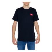 Heren T-shirt Lente/Zomer Collectie New Balance , Black , Heren