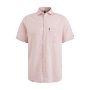 Korte Mouw Linnen Katoen Overhemd Vanguard , Pink , Heren