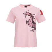 Quentin T-shirt Pinko , Pink , Dames