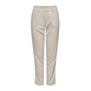 Elegante Cigarettebroek voor Dames Only , Beige , Dames