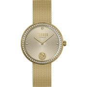 Lea Mesh Armband Roestvrij Staal Horloge Versus Versace , Yellow , Dam...
