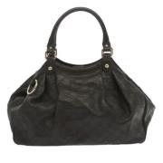 Pre-owned Leather gucci-bags Gucci Vintage , Black , Dames