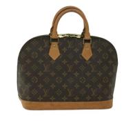 Pre-owned Canvas louis-vuitton-bags Louis Vuitton Vintage , Brown , Da...