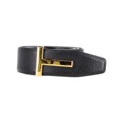 Pre-owned Leather belts Tom Ford Pre-owned , Black , Dames