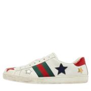 Pre-owned Leather sneakers Gucci Vintage , Multicolor , Dames