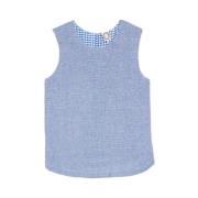 Albert blue linen blouse Ines De La Fressange Paris , Blue , Dames