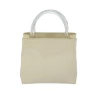 Pre-owned Leather prada-bags Prada Vintage , White , Dames