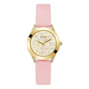 Parel- en Strass Armbandhorloge Guess , Pink , Dames