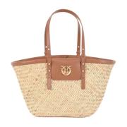 Handgeweven Love Summer Mand Pinko , Beige , Dames