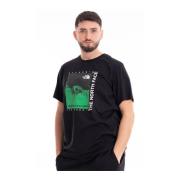 Heren Casual T-shirt The North Face , Black , Heren