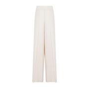 Zijden Chiffon Broek Nude & Neutrals Akris , Beige , Dames