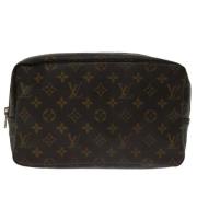 Pre-owned Canvas clutches Louis Vuitton Vintage , Brown , Dames