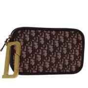 Pre-owned Canvas clutches Dior Vintage , Brown , Dames