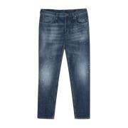 Klassieke 5-Pocket Jeans Dondup , Blue , Heren