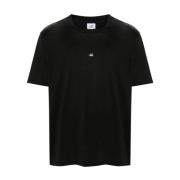 Zwarte T-shirts Polos Ss24 C.p. Company , Black , Heren