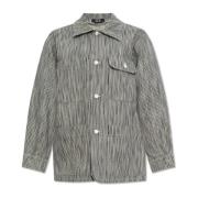 Gestreept patroon jas A.p.c. , Gray , Dames