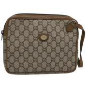 Pre-owned Canvas clutches Gucci Vintage , Beige , Dames