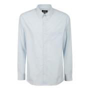 Geborduurde Edouard Overhemd A.p.c. , Blue , Heren