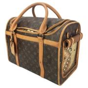 Pre-owned Leather handbags Louis Vuitton Vintage , Brown , Dames