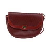 Pre-owned Canvas shoulder-bags Dior Vintage , Red , Dames