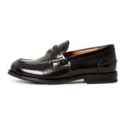 Zwarte Blokhak Loafers Cesare Gaspari , Black , Dames