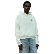 Werkkleding Hoodie Katoen Fleece SKY High Farm , White , Heren