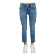 Blauwe Denim Regular Fit Jeans Liu Jo , Blue , Dames