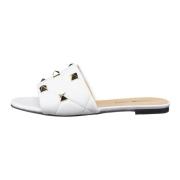 Witte Rockstud Sandalen Mila Cesare Gaspari , White , Dames