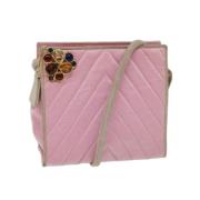 Pre-owned Canvas shoulder-bags Chanel Vintage , Pink , Dames