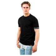 Basic Ronde Hals T-Shirt Dsquared2 , Black , Heren